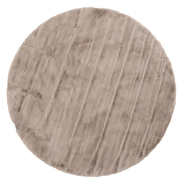 Στρογγυλό Χαλί Γούνινο (Φ200) Royal Carpet Bunny Canvas Taupe