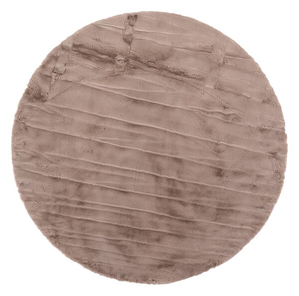 Στρογγυλό Χαλί Γούνινο (Φ200) Royal Carpet Bunny Canvas Beige