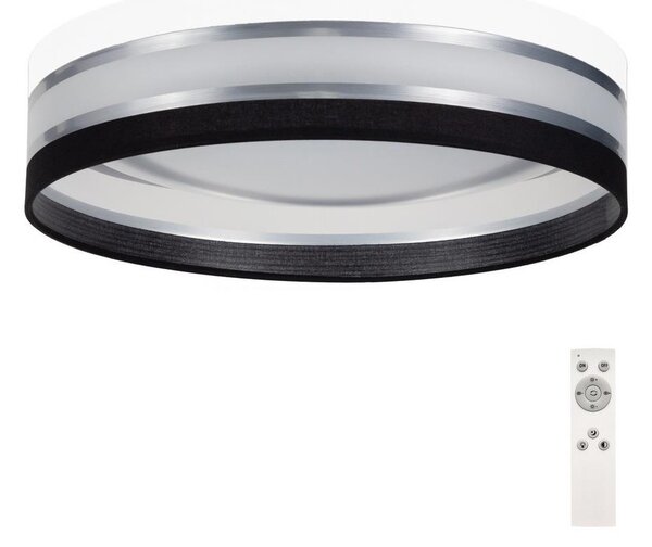 Φωτιστικό οροφής LED Dimmable SMART CORAL LED/24W/230V μαύρο/λευκό + RC