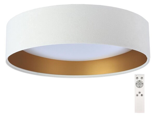 Φωτιστικό οροφής LED Dimmable SMART GALAXY LED/24W/230V λευκό/χρυσό 3000-6500K + RC