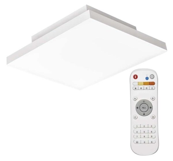 LED Dimmable φωτιστικό οροφής LED/18W/230V + RC τετράγωνο 2700K-6000K