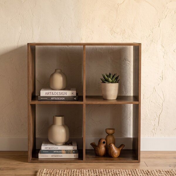 Βιβλιοθήκη Δαπέδου 4 Θέσεων (67.6x32x67.6) F-V Mix N' Modul Brown 167863