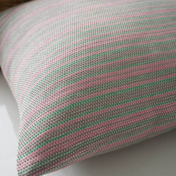 Διακοσμητική Μαξιλαροθήκη (50x50) Gofis Home Nymeria Pink Stripe 574/17