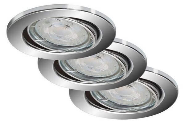 Briloner 7149-038-ΣΕΤ 3xLED Dimmable φωτιστικά μπάνιου 1xGU10/5W/230V IP23