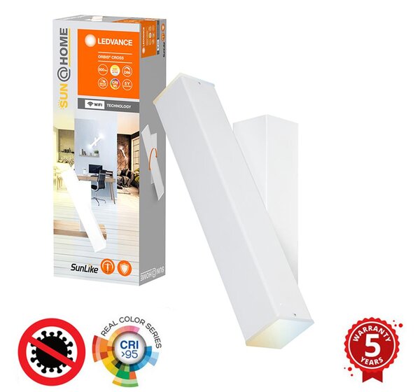 Ledvance - LED Dimmable φωτιστικό τοίχου SUN@HOME CROSS 2xLED/6W/230V Wi-Fi