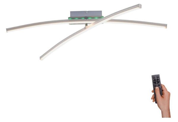 Leuchten Direkt 11255-55 - LED RGB Dimmable φωτιστικό ALINA 2xLED/8,1W/230V + RC