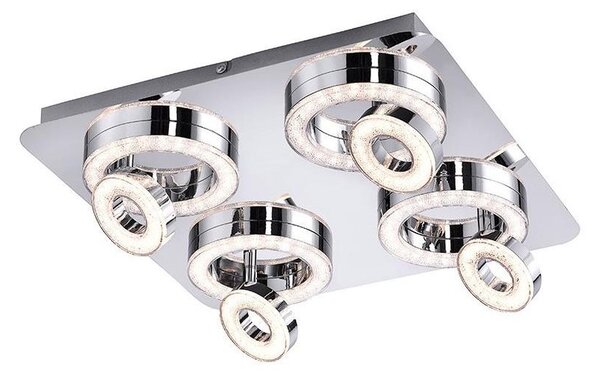 Leuchten Direkt 14522-17 - LED Φωτιστικό σποτ TIM 4xLED/2,8W/230V + 4xLED/3,1W