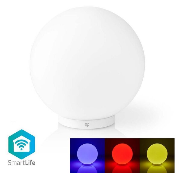 Nedis WIFILM10CWT - LED RGBW Dimmable επιτραπέζια λάμπα SmartLife LED/5W/5V Wi-Fi