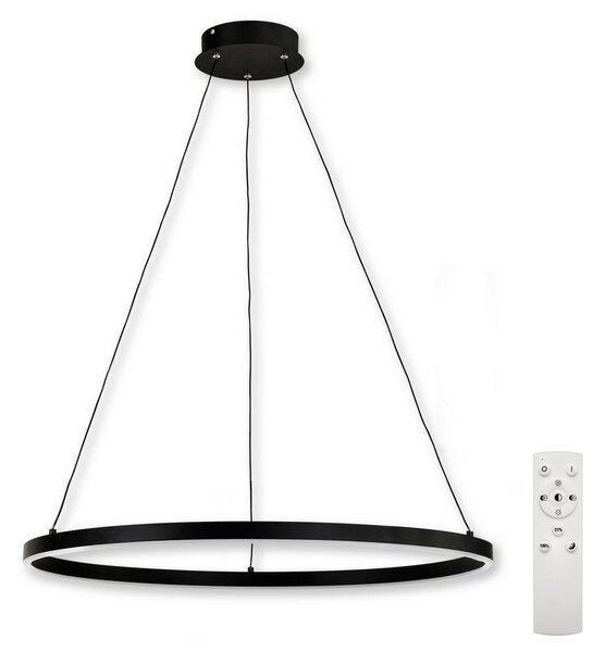 Top Light - Led Dimmable κρεμαστό φωτιστικό οροφής LED/30W/230V μαύρο + τηλεχειριστήριο