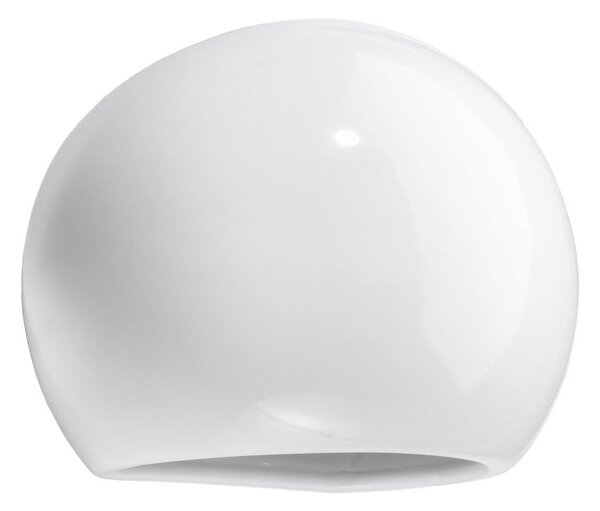 Sollux SL.1026 - Φωτιστικό τοίχου GLOBE 1xE27/60W/230V γυαλιστερό λευκό