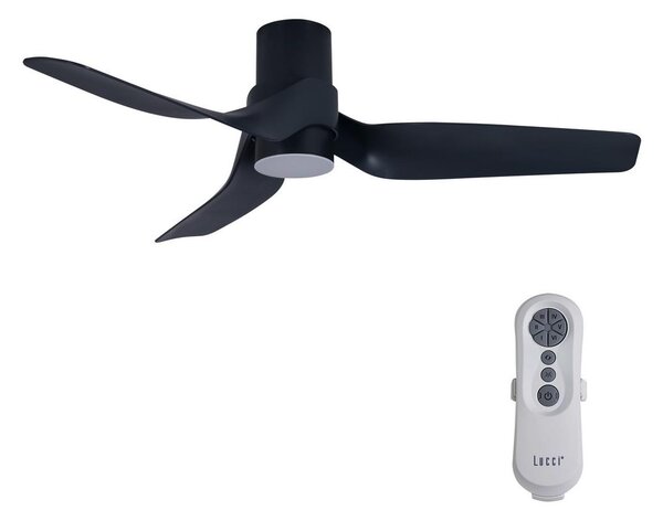 Lucci air 213354 - LED Dimmable ανεμιστήρας NAUTICA 1xGX53/12W/230V μαύρο + RC