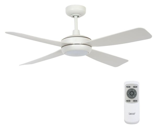 Lucci air 213302- LED Dimmable ανεμιστήρας SLIPSTREAM 1xGX53/12W/230V λευκό + RC