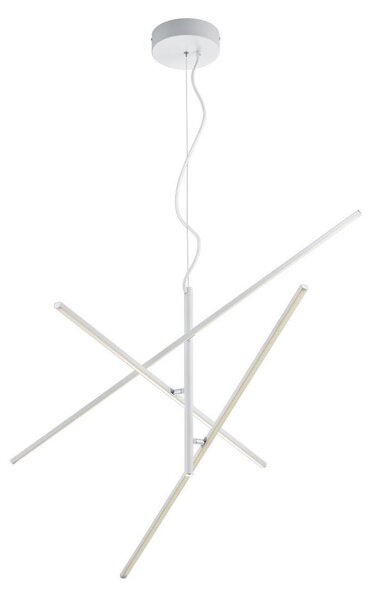 Trio - LED Dimmable κρεμαστό φωτιστικό οροφής TIRIAC 3xLED/8,5W/230V λευκό