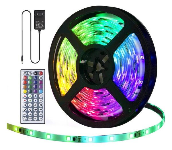 Aigostar - LED RGB Dimmable ταινία εξωτερικού 5m LED/24W/12/230V IP65 + RC