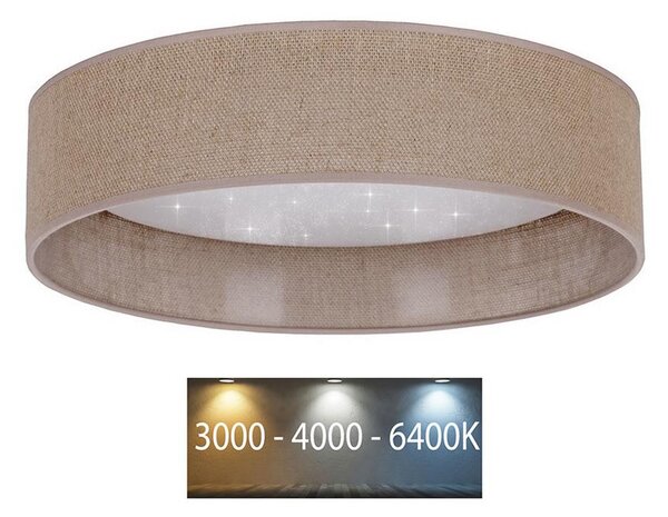 Brilagi - Φωτιστικό οροφής LED VELVET STAR LED/24W/230V δ. 40 cm καφέ