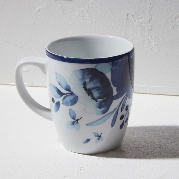 ESTIA ΚΟΥΠΑ ΚΑΦΕ BLUE ROSE ΠΟΡΣΕΛΑΝΙΝΗ 330ml