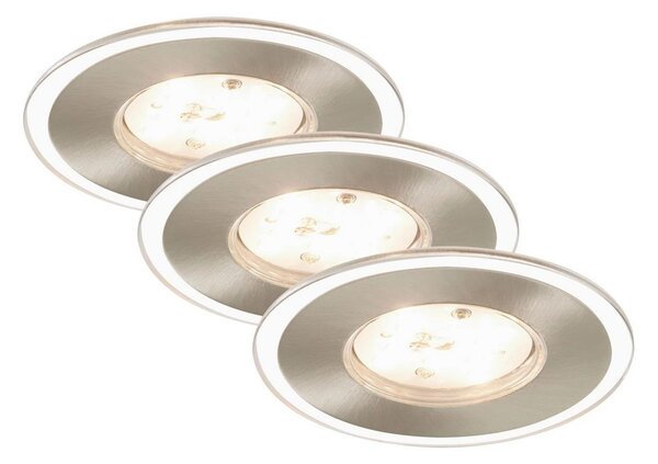 Briloner 7197-032-ΣΕΤ 3x Φωτιστικό μπάνιου dimming LED LED/4,5W/230V IP44