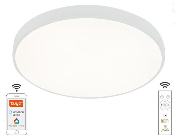 LED Dimmable φωτιστικό οροφής LED/48W/230V 2700-6500K Wi-Fi Tuya + RC