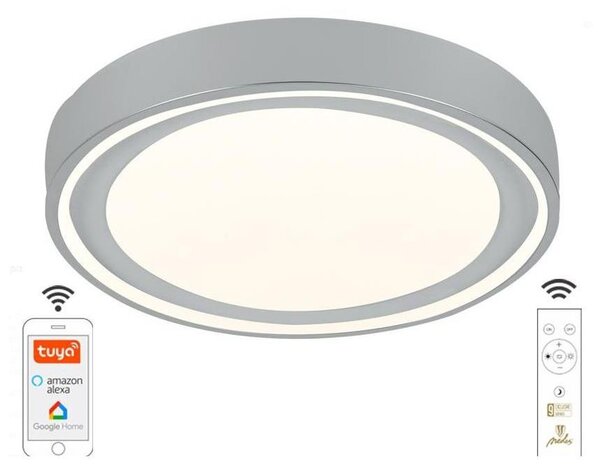 LED Dimmable φωτιστικό οροφής LED/48W/230V 2700-6500K Wi-Fi Tuya + RC