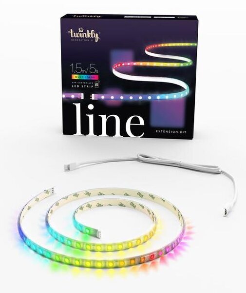 Twinkly TWL100ADP-W - Ταινία LED RGB επέκτασης LINE 100xLED 1,5 m Wi-Fi