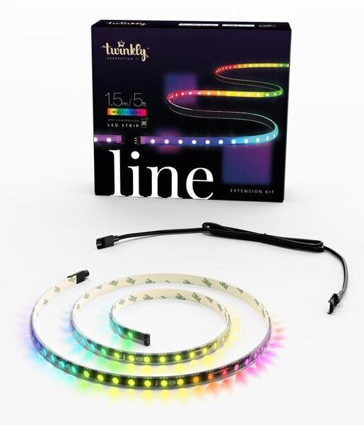 Twinkly TWL100ADP-B - Ταινία LED RGB επέκτασης LINE 100xLED 1,5 m Wi-Fi