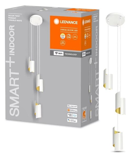 Ledvance - LED Dimmable κρεμαστό φωτιστικό οροφής SMART+ DECOR 3xLED/8W/230V λευκό Wi-Fi