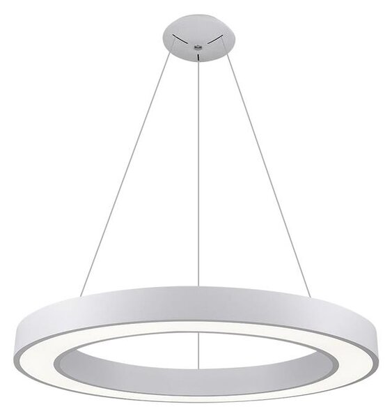 LED2 - Κρεμαστό φωτιστικό οροφής LED SATURN LED/80W/230V 4000K διάμετρος 80 cm λευκό