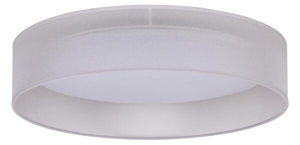 Duolla - Φωτιστικό οροφής LED ROLLER LED/24W/230V διάμετρος 45 cm ανοιχτό γκρι