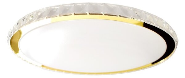 LED Dimmable φωτιστικό οροφής LAYLA LED/50W/230V 3000/4000/6000K χρυσό + RC