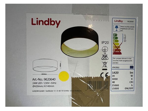 Lindby - Φωτιστικό οροφής LED COLEEN LED/24W/230V