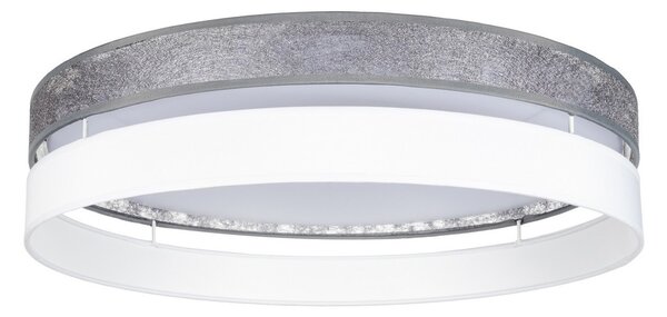 LED Dimmable φωτιστικό οροφής LIMA LED/36W/230V Wi-Fi Tuya + RC ασημί/λευκό