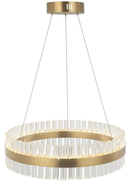 Zambelis 22040 - Led Dimmable κρεμαστό φωτιστικό οροφής LED/68W/230V χρυσαφί