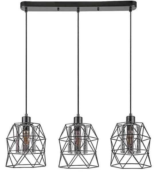 Rabalux 72113 - Πολύφωτο με συρματόσχοινο EMRYS 3xE27/40W/230V