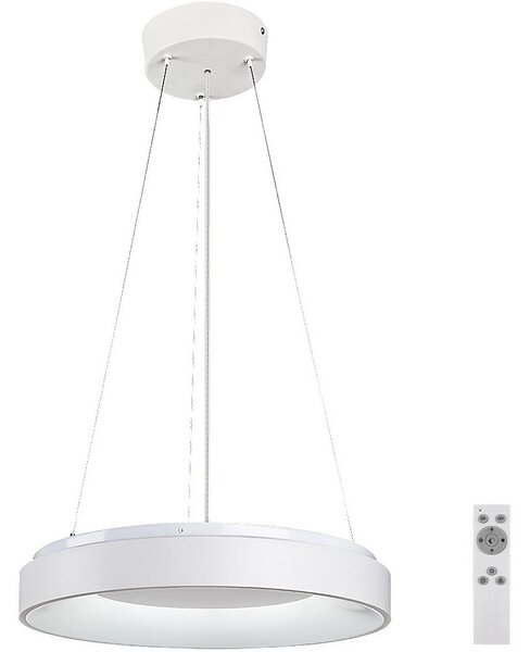 Rabalux 72002 - Led Dimmable κρεμαστό φωτιστικό οροφής CEILO LED/38W/230V λευκό + RC