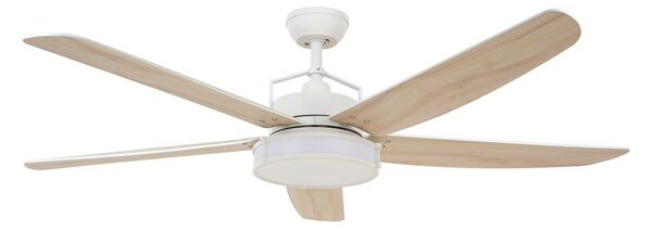 Lucci air 213176-LED Ανεμιστήρας οροφής LOUISVILLE 1xGX53/18W/230V ξύλο/λευκό+RC