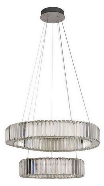 Led Dimmable κρεμαστό φωτιστικό οροφής LED/65W/230V 3000-6500K χρώμιο + τηλεχειριστήριο