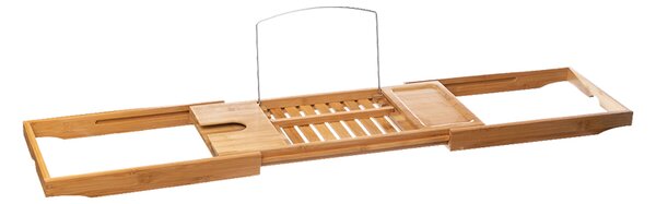 Πλατό μπανιέρας Platon pakoworld φυσικό bamboo 70x15x4,5εκ