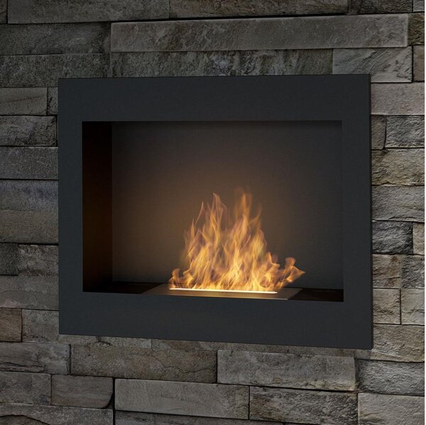 InFire - Built-in Τζάκι BIO 49x60 cm 3kW μαύρο