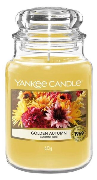 Yankee Candle - Αρωματικό κερί GOLDEN AUTUMN μεγάλο 623g 110-150 ώρες