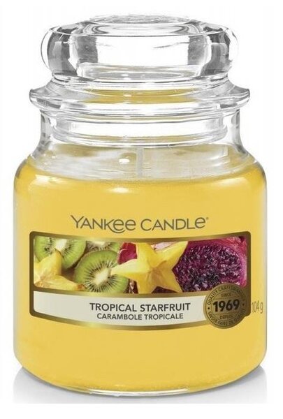 Yankee Candle - Αρωματικό κερί TROPICAL STARFRUIT μικρό 104g 20-30 ώρες