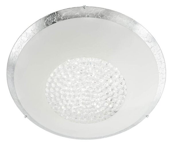 Redo 05-898 - Κρυστάλλινο φωτιστικό οροφής LED RA LED/12W/230V διάμετρος 30 cm ασήμι