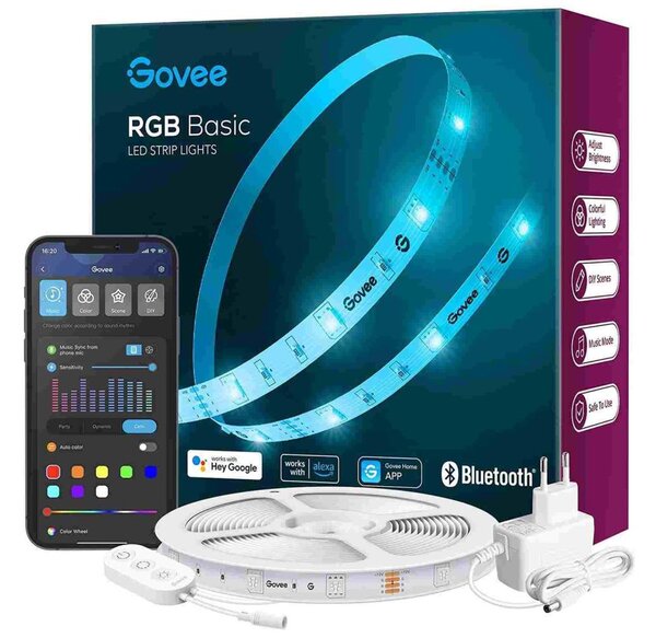 Govee - Wi-Fi RGB Smart Ταινία LED 5m