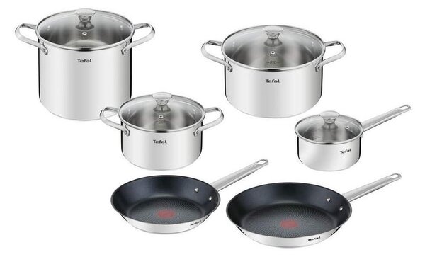 Tefal - Σετ of cookware 10 τμχ COOK EAT ανοξείδωτο ατσάλι