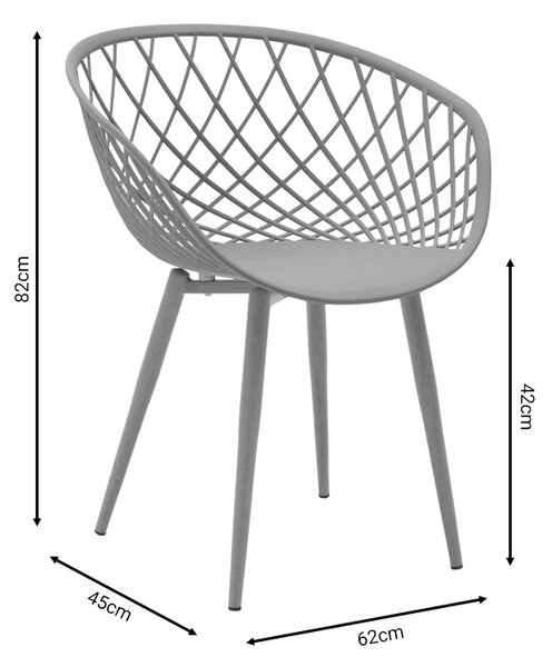 ΠΟΛΥΘΡΟΝΑ EZRA PAKOWORLD ΜΑΥΡΟ PP-ΠΟΔΙ ΦΥΣΙΚΟ ΜΕΤΑΛΛΟ 62X42X82ΕΚ