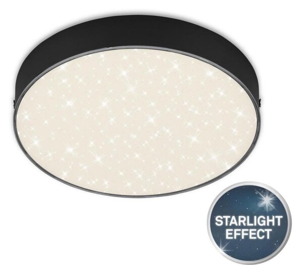 Briloner 7073-415 - Φωτιστικό οροφής LED STAR SKY LED/16W/230V διάμετρος 21 cm μαύρο