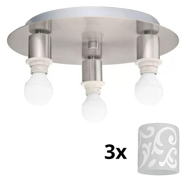 Eglo - Φωτιστικό οροφής LED MY CHOICE 3xE14/4W/230V χρώμιο/λευκό