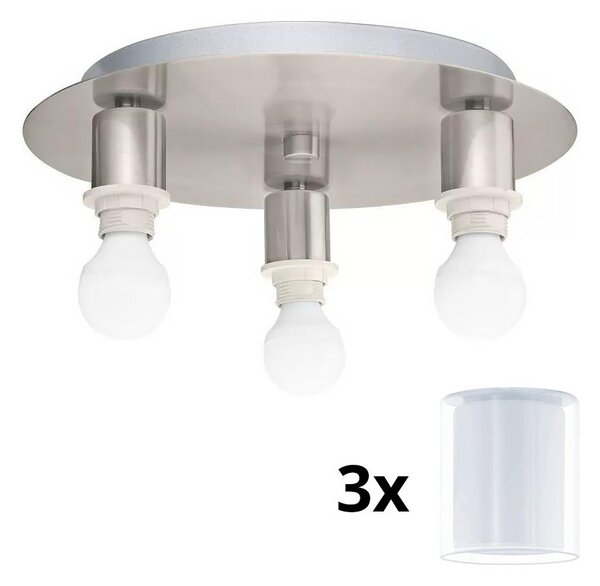 Eglo - Φωτιστικό οροφής LED MY CHOICE 3xE14/4W/230V χρώμιο/λευκό