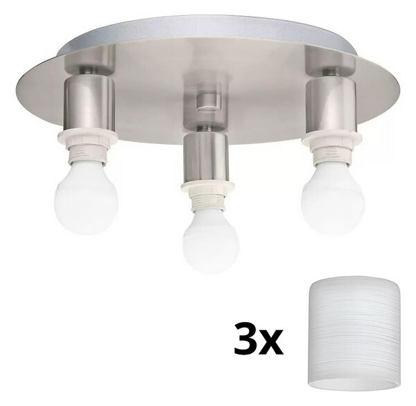 Eglo - Φωτιστικό οροφής LED MY CHOICE 3xE14/4W/230V χρώμιο/λευκό