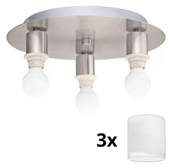 Eglo - Φωτιστικό οροφής LED MY CHOICE 3xE14/4W/230V χρώμιο/λευκό