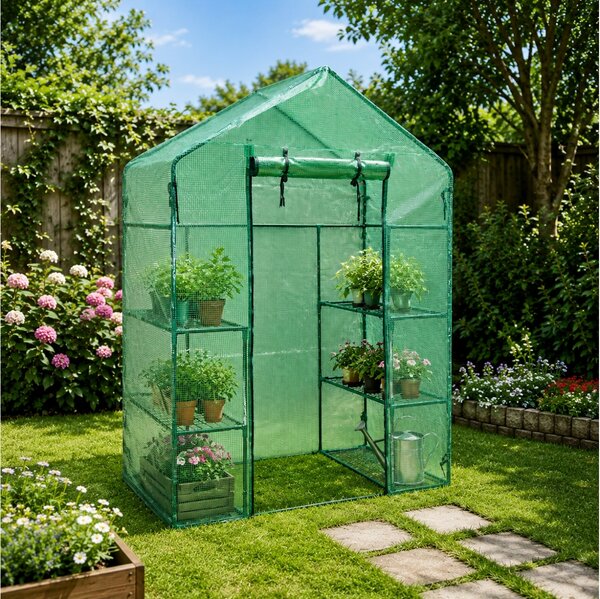 Θερμοκήπιο ProGarden με 4 ράφια και διαστάσεις 143x73x195cm